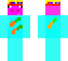 my version of technoblade and diamond body