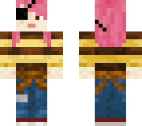 pink hair worker bee