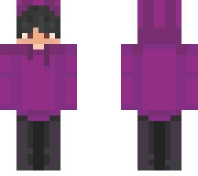 purple hoodie boy