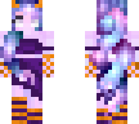 purple/orange demon