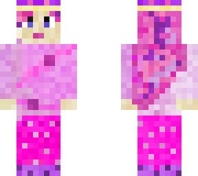 purple pink and blue princess