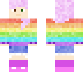 rainbow girl