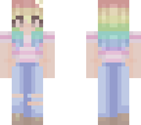 rainbow hair gal