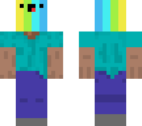 rainbow head derp
