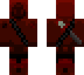 remake of my friends skin: red hooded person