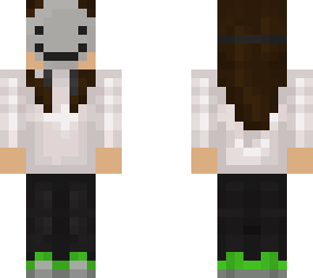 skin with a mask