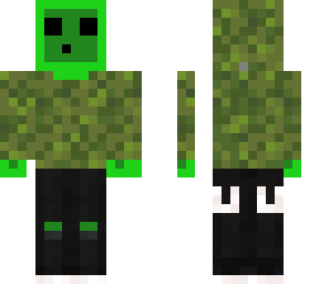 slime in moss hoodie