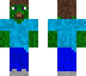 steve changed into a zombie?!