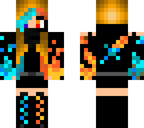 water and fire girl blonde