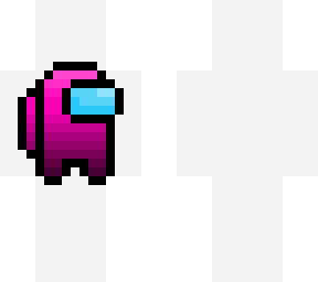 +- pink among us character-+ (gradient)