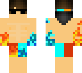 a ice vs fire bathing underwaer