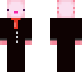 axolotl with a suit