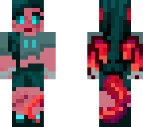blue and red dragon