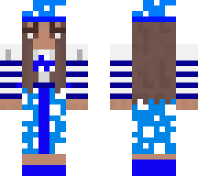 blue mushroom girl