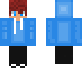 boy with blue hoodie