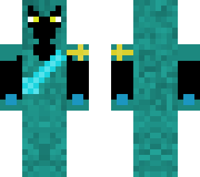 cyan color knight