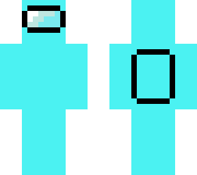 cyan crewmate among us