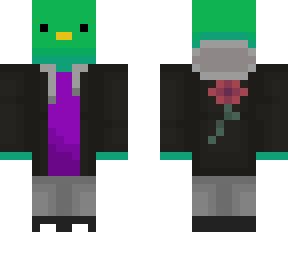 duck in a jacket