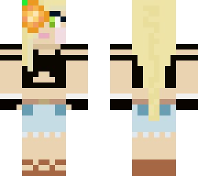 flower-face blondie