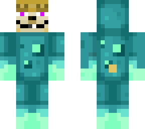glitchtrap in glowsquid pajamas