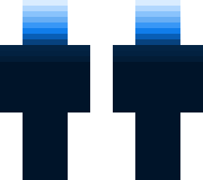 gradient (ombre) blue person