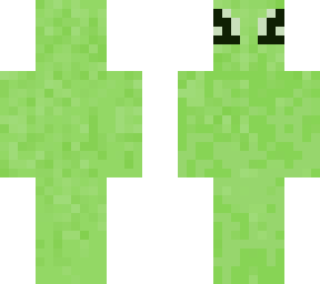 green blob with eyes