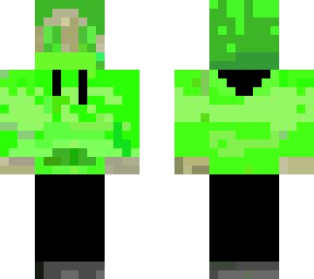 green hoodie skeleton