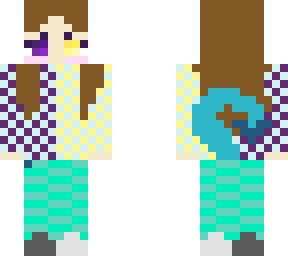half n half girl with dragon tail