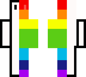 half normal half rainbow