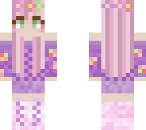 kawaii purple strawberry skin