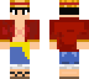 luffy con cabello corto