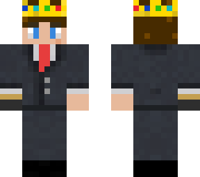 me in suit and crown