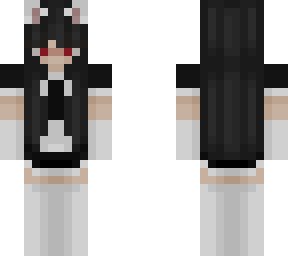 my skin in a maid outfit