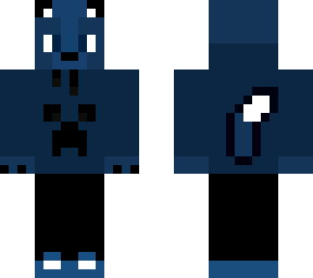 navy wolf hoodie