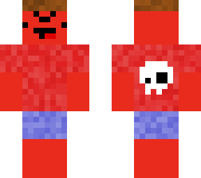 noob with skull (angry)