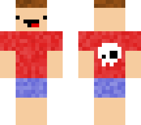 noob with skull (classic)