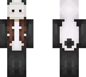 panda onesie w/ mask