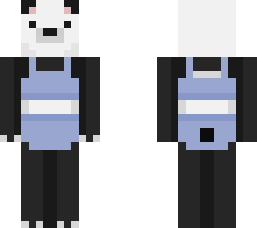 panda with swim suit