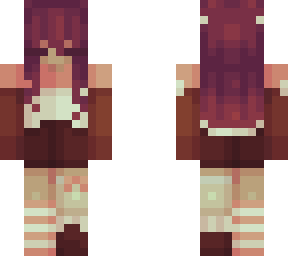 pastel pink sleepy girl skin