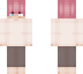 pink haired boy
