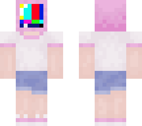 pink t.v. head