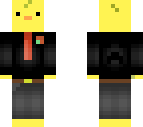 pollito con traje