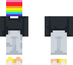 pride babe (rainbow face)