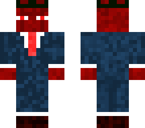 red business man