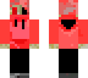 red hoodie skeleton