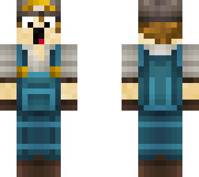 shocked and suited miner