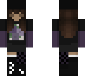 skater purple girl