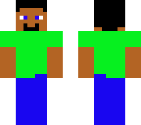 STEVE WITH GREEN SHIRT | Minecraft Skin