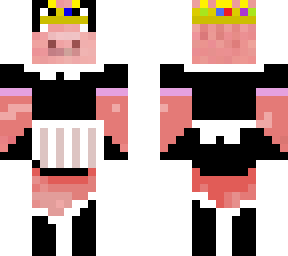 technoblade in maid dress