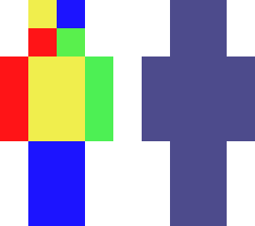 the rainbow skin!
